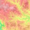 Mapa topográfico Les Trois Moulins, altitude, relevo
