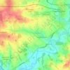 Mapa topográfico Stanford Rivers, altitude, relevo