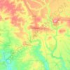 Mapa topográfico São Sebastião, altitude, relevo