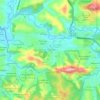 Mapa topográfico Polvilho, altitude, relevo
