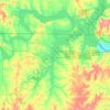 Mapa topográfico Mannford, altitude, relevo
