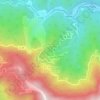 Mapa topográfico San-Gavino-d'Ampugnani, altitude, relevo