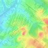 Mapa topográfico Jardim União, altitude, relevo