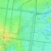 Mapa topográfico Collingwood, altitude, relevo