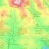 Mapa topográfico Zanrosso, altitude, relevo