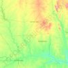 Mapa topográfico Cansanção, altitude, relevo