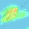 Mapa topográfico Carleton Island, altitude, relevo