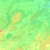 Mapa topográfico Ратнівська селищна громада, altitude, relevo