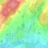 Mapa topográfico Bard-lès-Pesmes, altitude, relevo