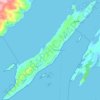 Mapa topográfico Lismore, altitude, relevo