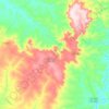 Mapa topográfico Joviânia, altitude, relevo