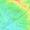 Mapa topográfico Yennora, altitude, relevo