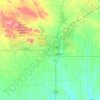 Mapa topográfico Comanche County, altitude, relevo