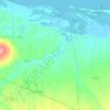 Mapa topográfico Guamaré, altitude, relevo
