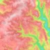 Mapa topográfico Labrousse, altitude, relevo
