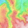 Mapa topográfico Saint-Ferréol-d'Auroure, altitude, relevo