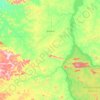 Mapa topográfico Juruena, altitude, relevo