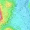 Mapa topográfico Argelès-Gazost, altitude, relevo