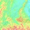 Mapa topográfico Nieva, altitude, relevo