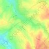 Mapa topográfico Romeries, altitude, relevo