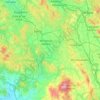 Mapa topográfico Sienna, altitude, relevo