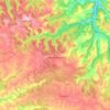 Mapa topográfico Labastide-Marnhac, altitude, relevo