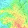 Mapa topográfico Centro, altitude, relevo