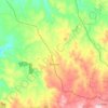 Mapa topográfico Borenore, altitude, relevo