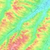 Mapa topográfico Puymaurin, altitude, relevo