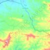 Mapa topográfico La Avanzada, altitude, relevo