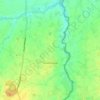 Mapa topográfico Houtkerque, altitude, relevo