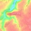 Mapa topográfico Le Gallet, altitude, relevo