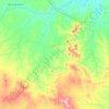Mapa topográfico Guajeru, altitude, relevo