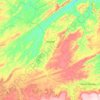 Mapa topográfico Assaré, altitude, relevo