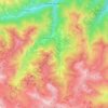 Mapa topográfico Marmora, altitude, relevo