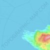 Mapa topográfico Siquijor, altitude, relevo