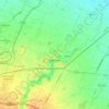 Mapa topográfico Castenaso, altitude, relevo