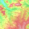 Mapa topográfico Champignol-lez-Mondeville, altitude, relevo