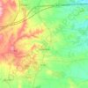 Mapa topográfico Godelleta, altitude, relevo