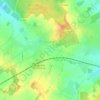 Mapa topográfico Tacoignières, altitude, relevo