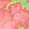 Mapa topográfico Bérengeville-la-Campagne, altitude, relevo