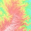 Mapa topográfico Manoel Ribas, altitude, relevo