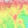 Mapa topográfico Tenancingo, altitude, relevo