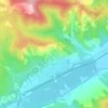 Mapa topográfico Cépie, altitude, relevo