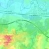 Mapa topográfico Gours, altitude, relevo