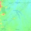 Mapa topográfico Pentecoste, altitude, relevo