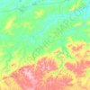 Mapa topográfico Morrinhos, altitude, relevo