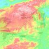 Mapa topográfico Poção, altitude, relevo
