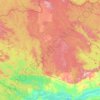 Mapa topográfico Óbidos, altitude, relevo