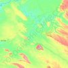 Mapa topográfico Rio Lucunga, altitude, relevo